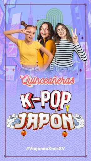 Quinceañeras, K-POP y Japón