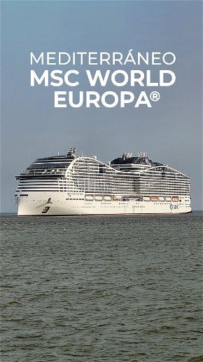 Mediterráneo - MSC World Europa.